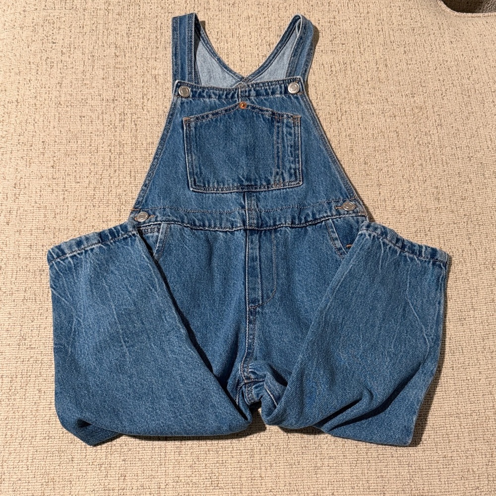 Zara blue Denim Overalls